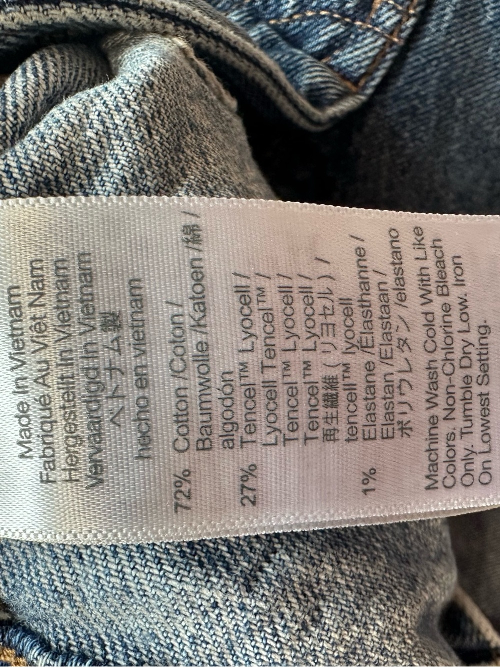Madewell Mid-Blue Denim Cutoff Shorts - Picture 5 of 5